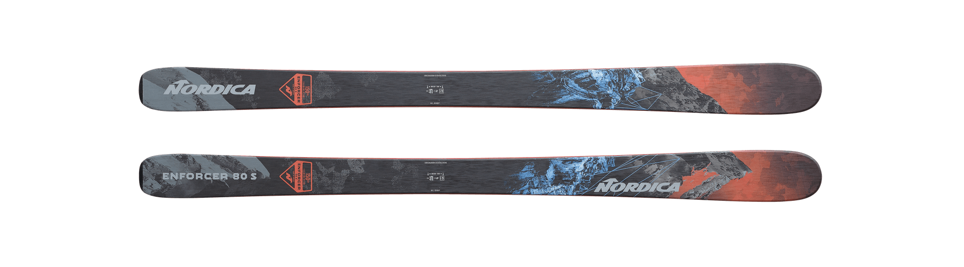 Picture of the Nordica Enforcer 80 s skis.