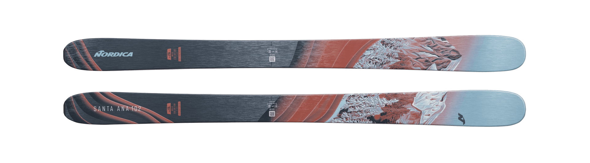 Picture of the Nordica Santa ana 102 skis.