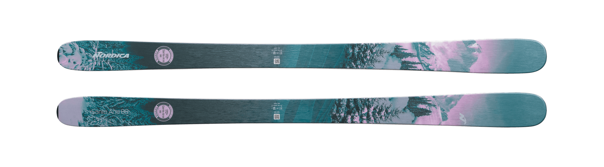 Picture of the Nordica Santa ana 88 skis.