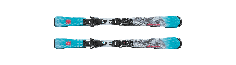 Picture of the Nordica Team g fdt (100-140) skis.